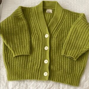 Babaa Cardigan no 19 Mini in Guava Felted Wool